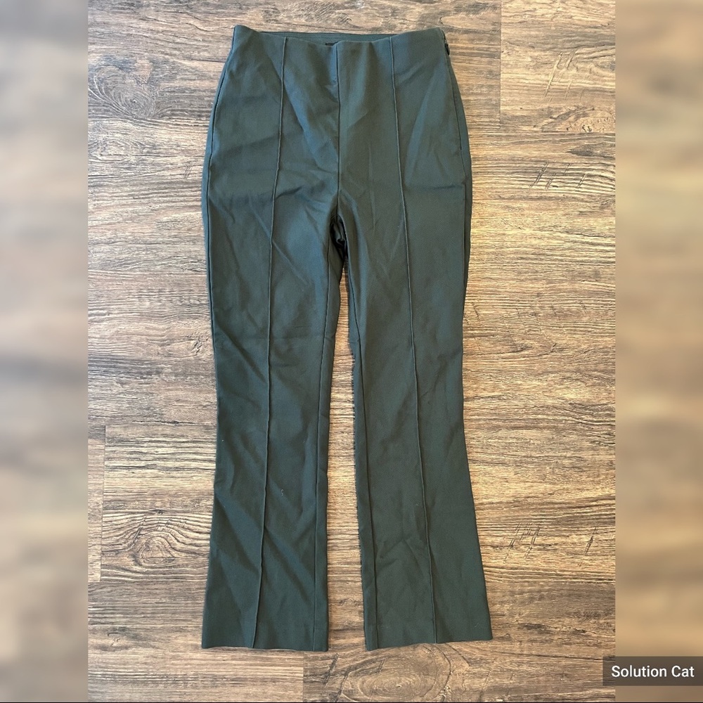 LOFT High Waist Stretch Side Zip Crop Kick Pants Sz.0